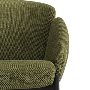 Candice-fauteuil de bar en tissu luxury kaki (x2)
