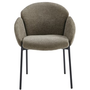 Candice-chaise en tissu luxury taupe (x2)