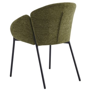 Candice-chaise en tissu luxury kaki (x2)