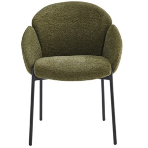 Candice-chaise en tissu luxury kaki (x2)