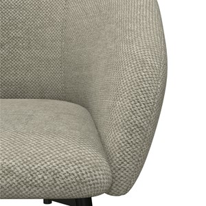 Chloe-fauteuil de bar en tissu luxury grège (x2)