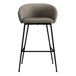Chloe-fauteuil de bar en tissu luxury taupe (x2)