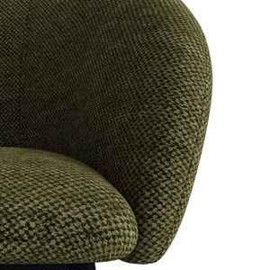 Chloe-fauteuil de bar en tissu luxury kaki x2)
