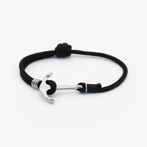 Bracelet ancre marine femme noir – arz