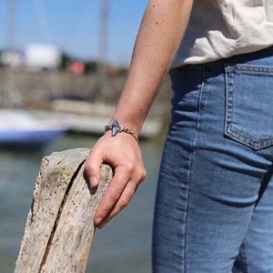 Bracelet baleine femme beige - rouzic