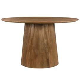 Sienne-table à manger ronde 4 personnes d130 cm en bois massif