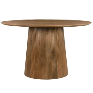 Sienne-table à manger ronde 4 personnes d130 cm en bois massif