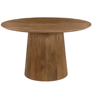 Sienne-table à manger ronde 4 personnes d130 cm en bois massif
