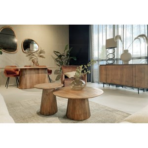 Sienne-table à manger ovale 10 personnes 230 cm en bois massif