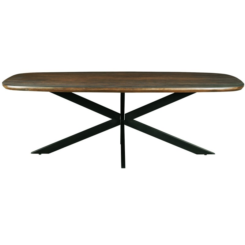 Moloo - Skagen-table à manger 10 personnes 230 cm en bois massif brun