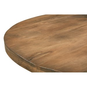 Bari-table à manger ronde 4 personnes d130 cm en bois massif