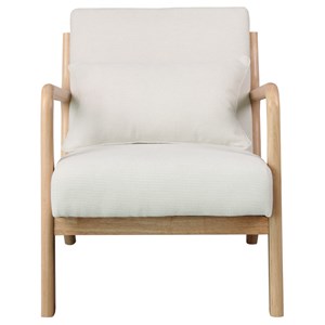 Zack-fauteuil en bois naturel et tissu trendy ecru