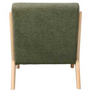 Zack-fauteuil en bois naturel et tissu trendy sauge