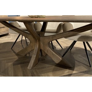 Epsy-table à manger ovale 10 personnes 250 cm en bois massif