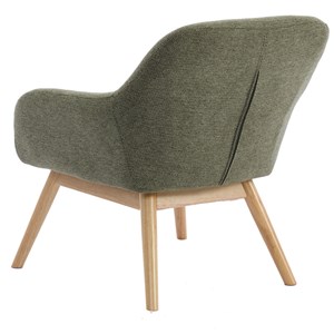 Malmo-fauteuil en bois naturel et tissu trendy sauge