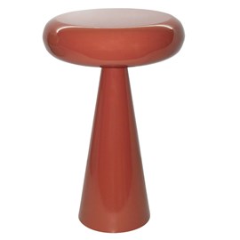 Tilt-table basse d'appoint en acier laqué red