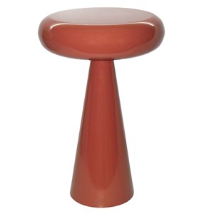 Tilt-table basse d'appoint en acier laqué red