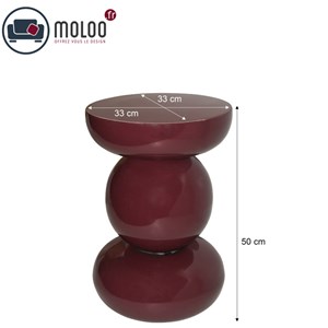 Cuba-table basse d'appoint purple