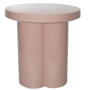 Fiona-table basse ronde d43 retro pink