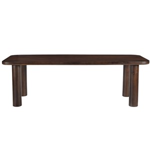 Hug-table à manger 10 personnes 240 cm en bois massif brun