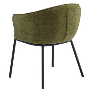 Alvin-fauteuil de table en tissu luxury kaki