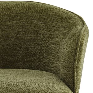 Alvin-fauteuil de table en tissu luxury kaki