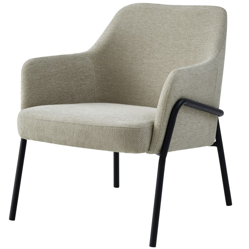 Moloo - Layton-fauteuil en tissu luxury grège