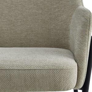 Layton-fauteuil en tissu luxury grège