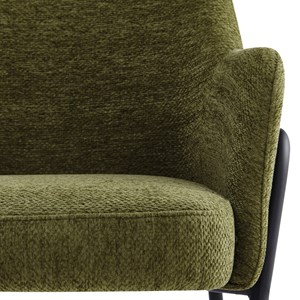 Layton-fauteuil en tissu luxury kaki