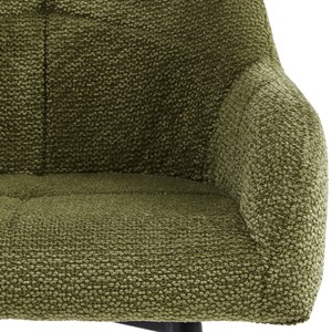 Lea-fauteuil de bar en tissu ikon olive (x2)