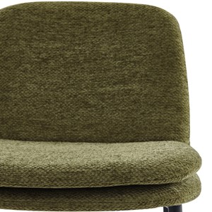 Nolan-chaises de bar en tissu luxury kaki (x2)