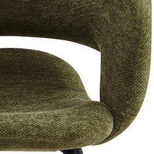 Travis-fauteuil de table en tissu luxury kaki