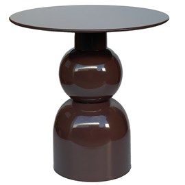 Wess-table basse d'appoint acier laqué purple