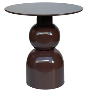 Wess-table basse d'appoint acier laqué purple