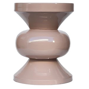 Ola-table basse d'appoint acier laqué vintage pink