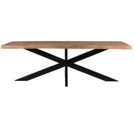 Dacca-table à manger 8 personnes 200 cm en bois massif