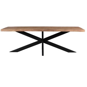 Dacca-table à manger 8 personnes 200 cm en bois massif