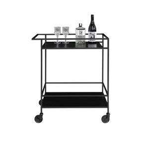 Chic-desserte à roulettes noir