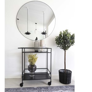 Chic-desserte à roulettes noir