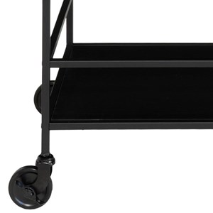 Chic-desserte à roulettes noir