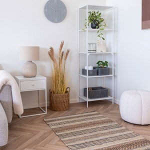 Chic-étagère, 5 étagères blanche 51x170 cm