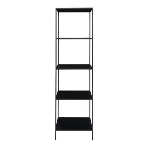 Chic-étagère, 5 étagères noire 51x170 cm