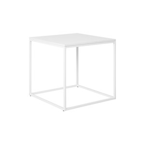 Chic-table d'appoint blanche 45x45 cm