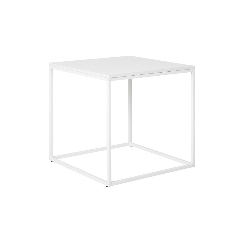 Moloo - Chic-table d'appoint blanche 45x45 cm