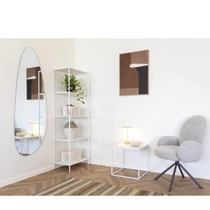 Chic-table d'appoint blanche 45x45 cm