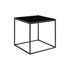 Chic-table d'appoint noire 45x45 cm