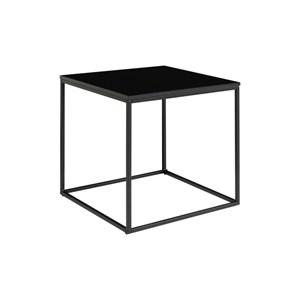Chic-table d'appoint noire 45x45 cm