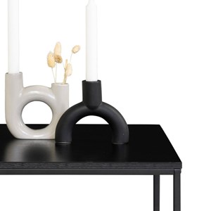 Chic-table d'appoint noire 45x45 cm