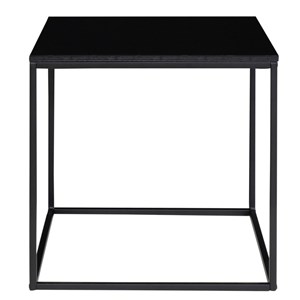 Chic-table d'appoint noire 45x45 cm