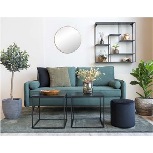 Chic-table d'appoint noire 45x45 cm